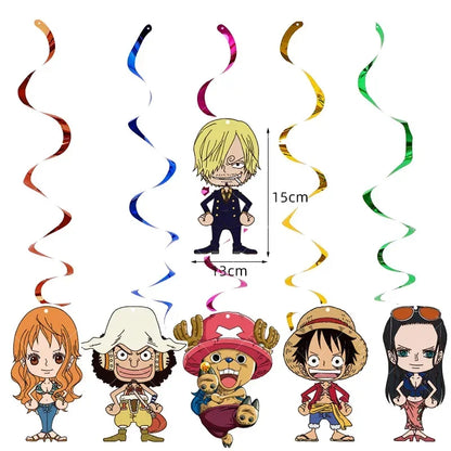 One Piece Luffy Foil & Latex Birthday Balloon Set 🎉🏴‍☠️
