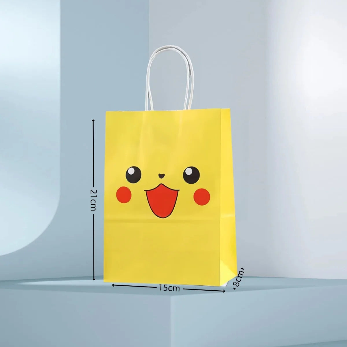 Pokemon Gift Bags Pikachu Hand-held Paper Packing Treat Bag Anime Kraft Paper Bag Gift Packaging Party Festive Supplies Kids Toy