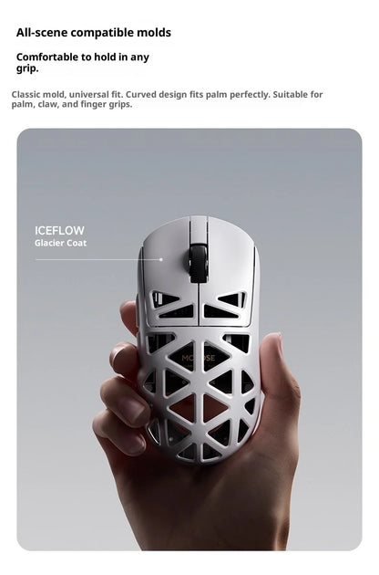 MCHOSE A7X Ultra Magnesium Alloy Wireless Mouse Game E-sports Bluetooth third mock examination PAW3950TI Lightweight