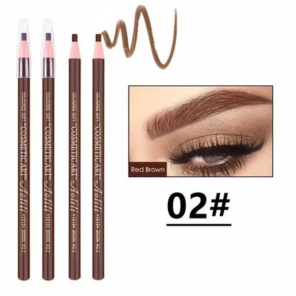 Professional Peel-Off Eyebrow Pencil: Waterproof Long-Lasting Pull-Line Enhancer