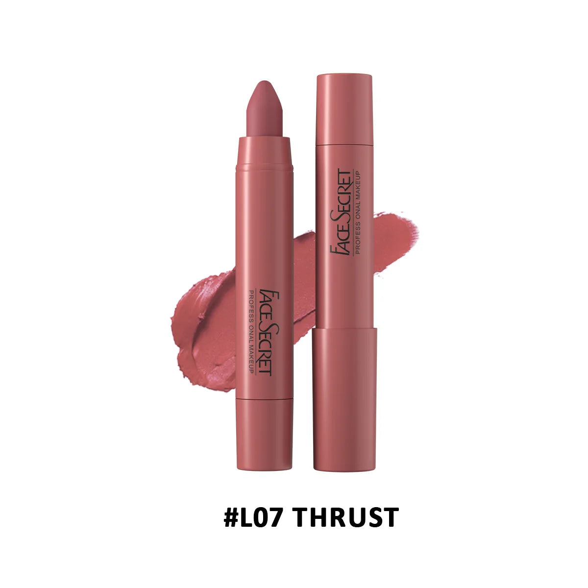 12-Color Matte Lip Pencil Set.