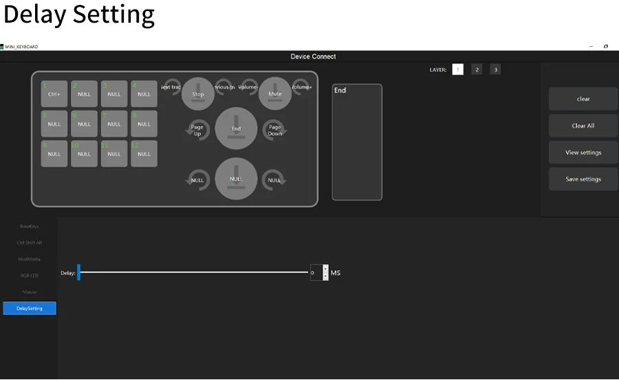 12-Key RGB Macro Mechanical Keypad with 4 Knobs