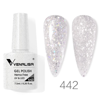 Venalisa VIP4 Nail Gel Polish HEMA/TPO FREE Full Coverage Beautiful Semi Permanent Soak Off UV LED Gel Nail Polish Gel Lacquer