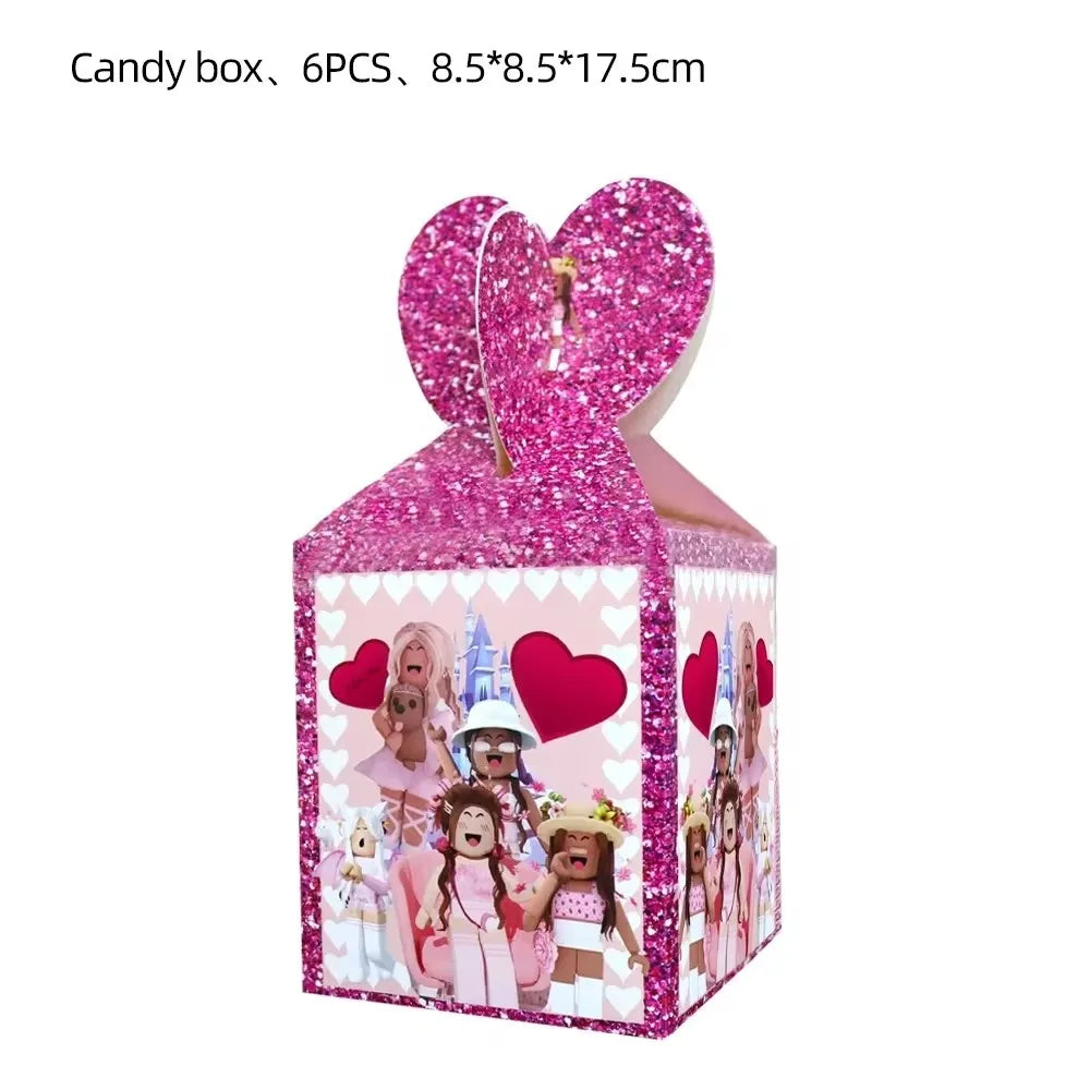 Roblox Party Snack Box Set (6pcs)