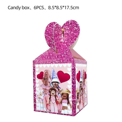 Roblox Party Snack Box Set (6pcs)