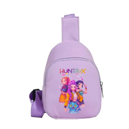 New Children Chest Bag Anime Cartoon Alphabet Fashionable Shoulder Diagonal Straddle Bag Girl Boy Cartoon Casual Chest Bags