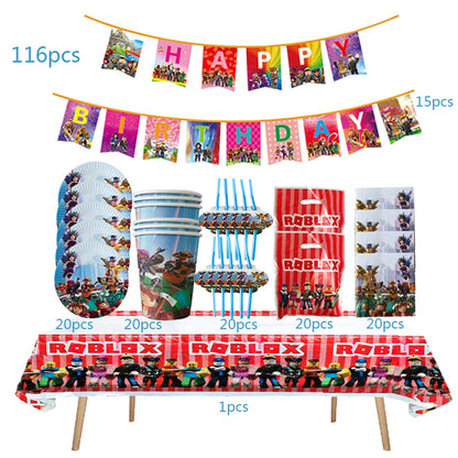 Roblox Birthday Party Supplies