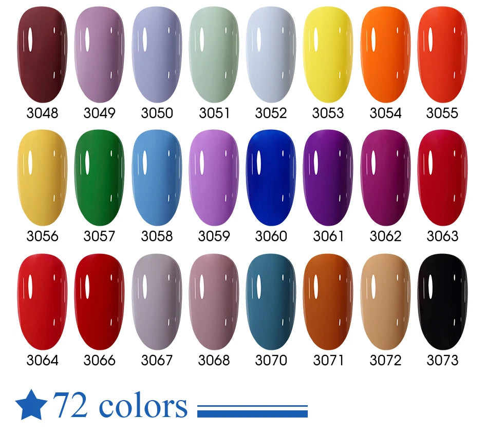 Clou Beaute 20pcs TPO & HEMA FREE Nail Gel Polish Set Red Pink Nude UV LED Soak Off Polish Gel Nail Semi Permanent Nail Varnish