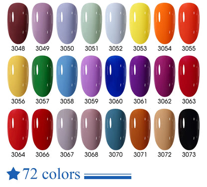 Clou Beaute 20pcs TPO & HEMA FREE Nail Gel Polish Set Red Pink Nude UV LED Soak Off Polish Gel Nail Semi Permanent Nail Varnish