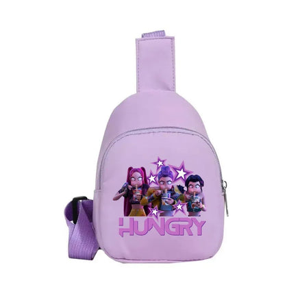 New Children Chest Bag Anime Cartoon Alphabet Fashionable Shoulder Diagonal Straddle Bag Girl Boy Cartoon Casual Chest Bags