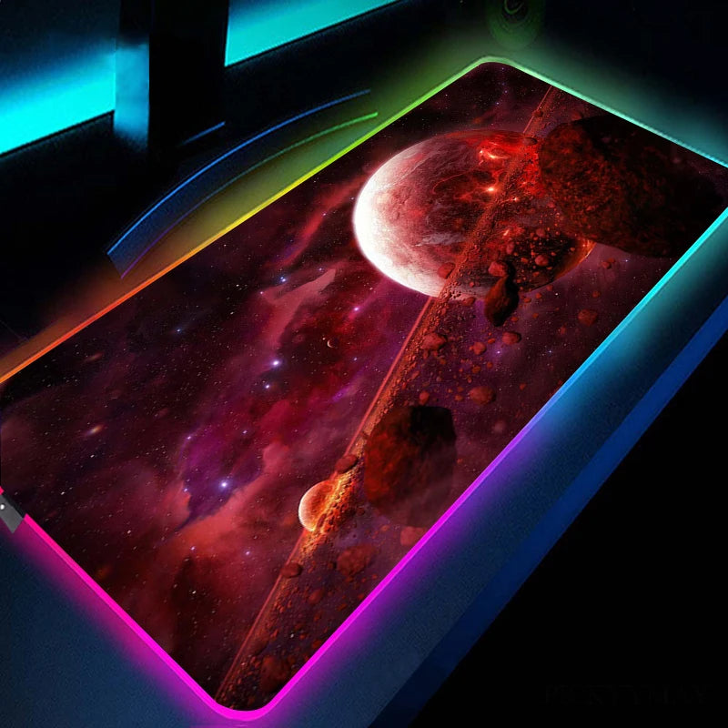 CosmicGlow RGB Desk Mat