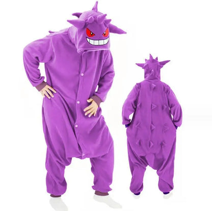 Pokemon Pikachu Gengar Kigurumi Onesie Snorlax Eevee Squirtle Pijama Cosplay Costume Halloween Adult Anime Umbreon Pajamas Gift