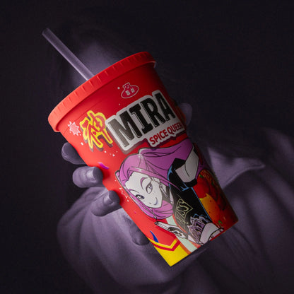1PC Kpop Demon Hunters Officially Licensed PVC Straw Cup Large Capacity Stylish Leak-Proof Drinkware Birthday Chrismas Gift