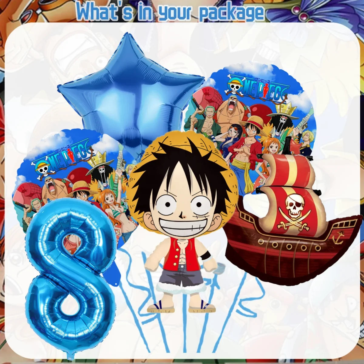 One Piece Sanji & Nami Birthday Party Tableware Set 🎉🏴‍☠️