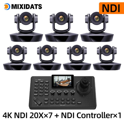 4K PTZ Video Conference Camera Kit with 20X Zoom & NDI