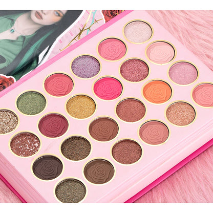 5-Page Makeup Palette with 70 Colors: 48 Matte & Shimmer Eyeshadows, 6 Lip Colors, 6 Blushes, and 10 Contour Shades - The Perfec