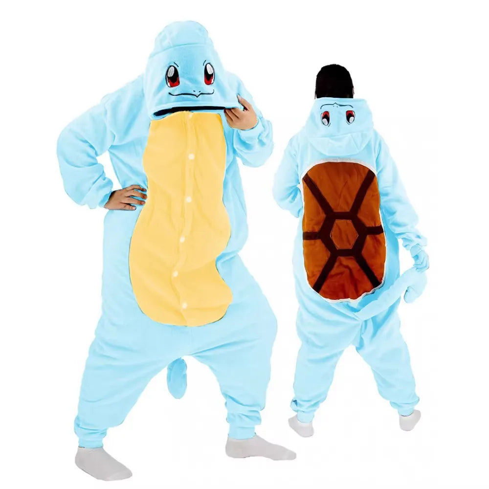 Pokemon Cosplay Costume Kigurumi Anime Onesie for Men And Women Gengar Funny Jumpsuit Halloween Christmas Party Outfit
