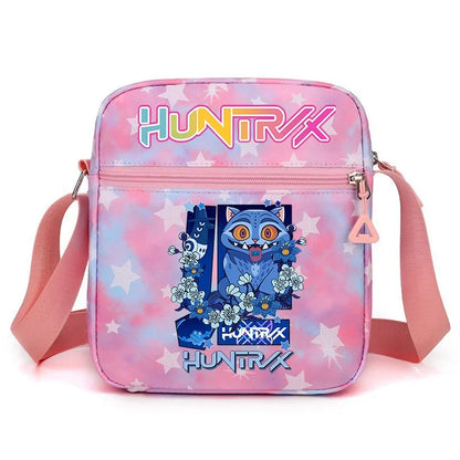 New⭐️ KPOP Shoulder Bag Crossbody Bags Double-deck Storage Bag Large Capacity Square Zip Storage Sports Bag Fans Gift