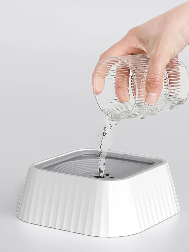 Pet Floating Drinking Water Bowl Dog And Cat Neck Protection Non-Slip Floatation Water Tray Pets Drinking Bowl