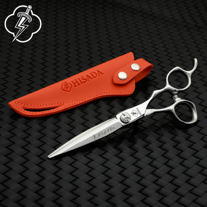 HISADA hairdressing scissors	professional barber scissors 6.0  Inch scissors VG10 material professional barber scissors
