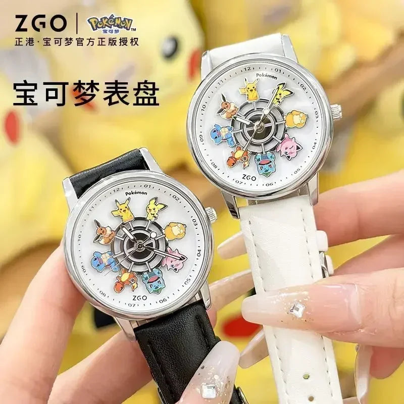 ZGO Co-branded  Watch Men's Sports Waterproof Student Trend Pikachu Quartz Electronic Watch Gifts