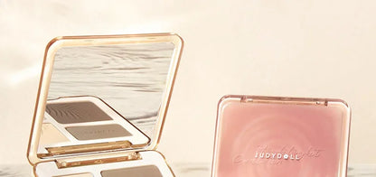 Judydoll Highlight Facial Contouring Palette Matte Brighten Three-dimensional Shadow Lasting Glow Shimmer Powder Cosmetics
