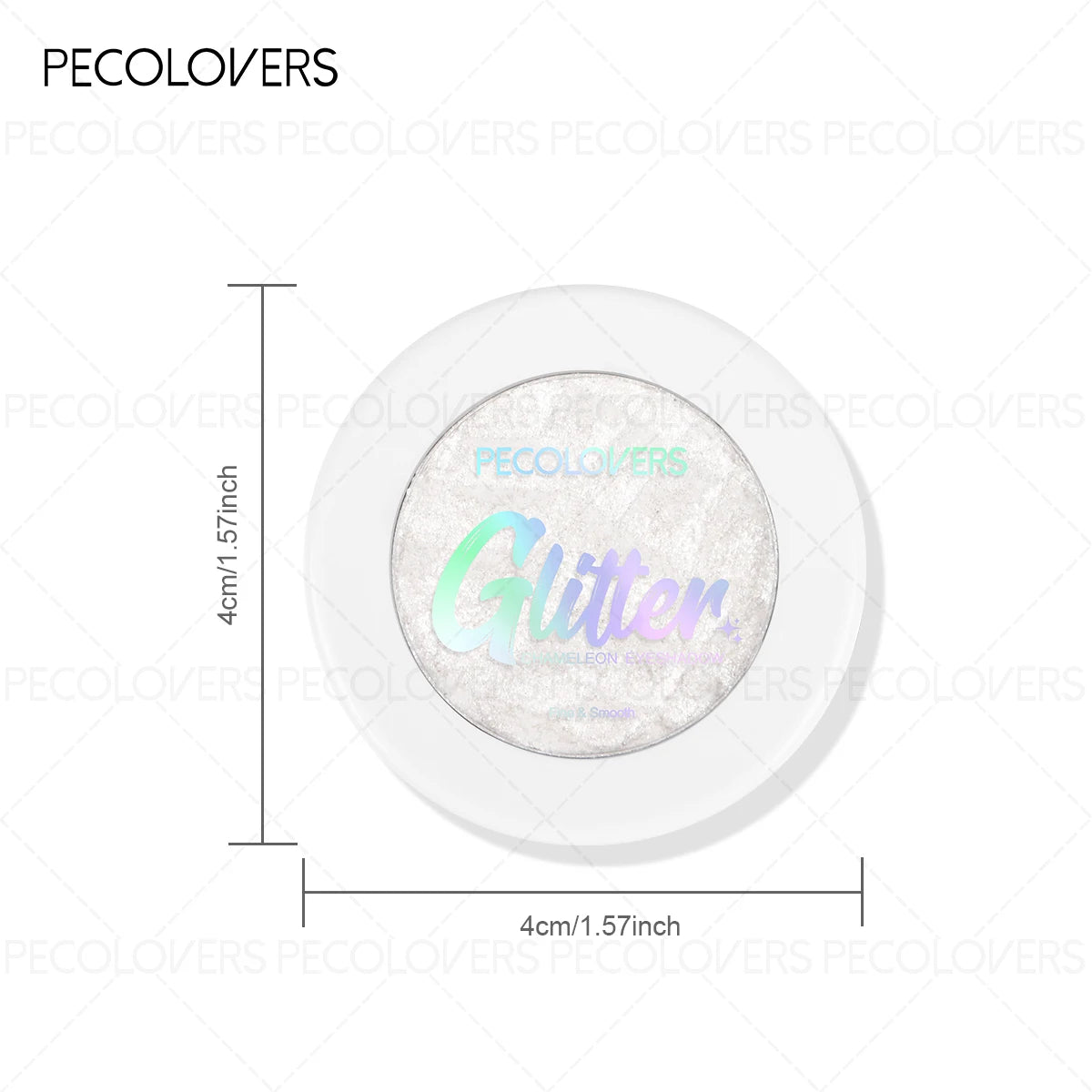 1PC Chameleon Eyeshadow Powder - Vibrant Pink Highlighter, Mashed Potato Texture, Long-Lasting Shimmer