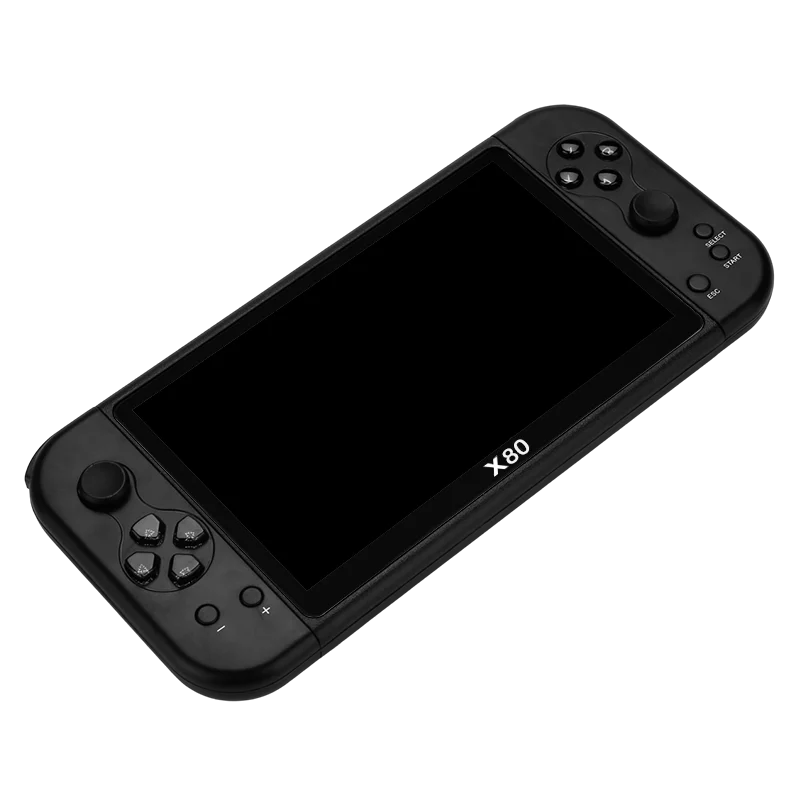 Coopreme X80 Portable Game Console 7-inch HD Large Screen Arcade PS1 Emulator Multi-function Nostalgia Classic PSP Handheld Game