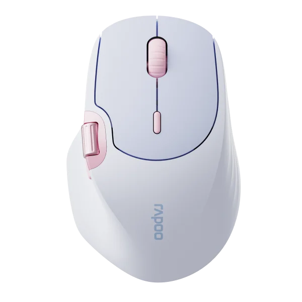 Rapoo MT560 Mouse 3mode Wireless Mice Ergonomic Hall Magnetic Induction Knob Cross Screen Custom Lightweight Gaming Pc Accessory