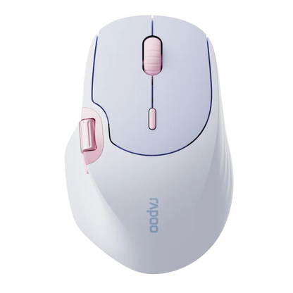 Rapoo MT560 Mouse 3mode Wireless Mice Ergonomic Hall Magnetic Induction Knob Cross Screen Custom Lightweight Gaming Pc Accessory