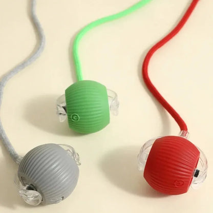 Pet Smart Interactive Ball Rechargeable Cat Ball Smart Kitten Dog Interaction Toy Intelligent Toy Ball Automatic Rolling Cat Toy