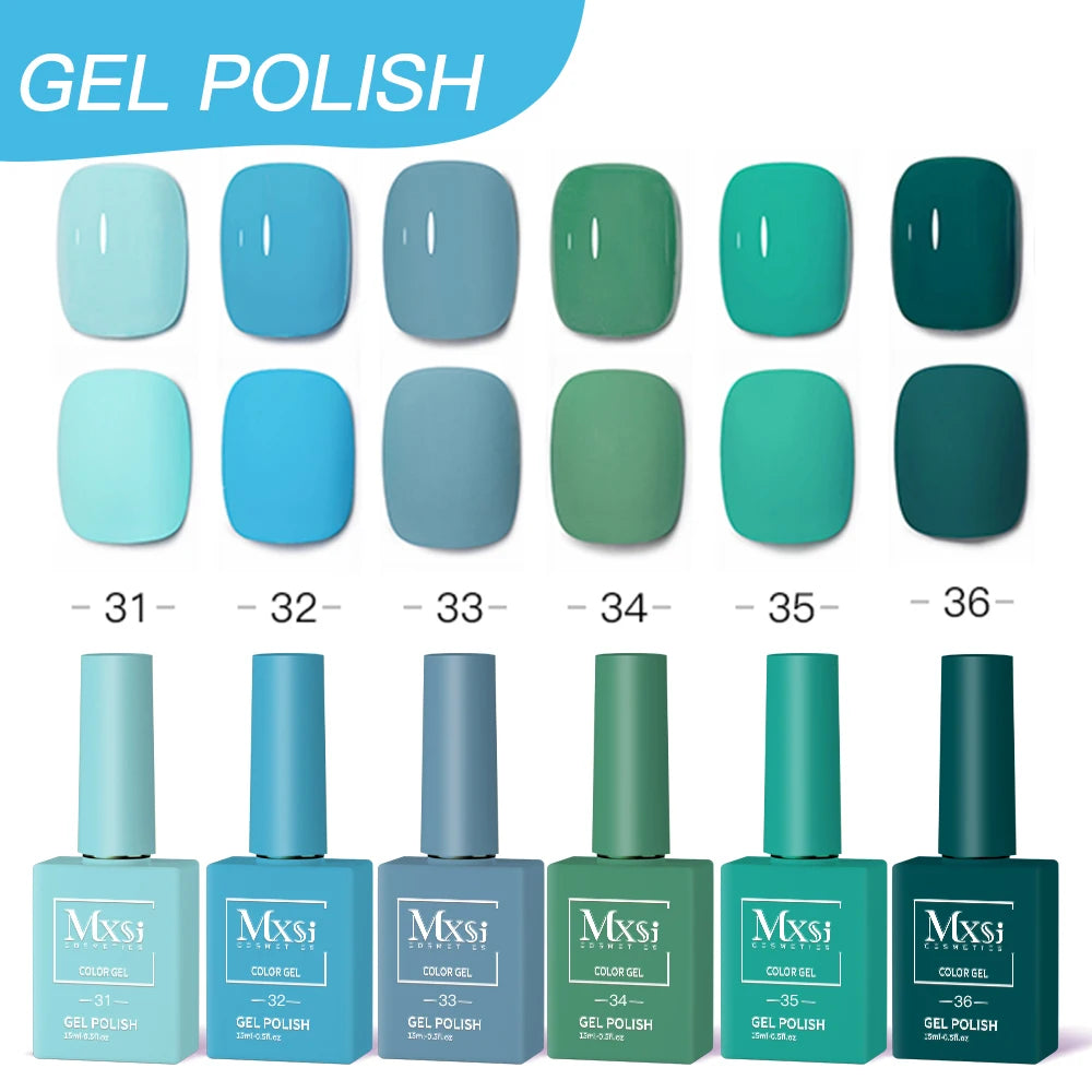 Nail Gel Polish Set DIY Nail Art 6pc Semi Permanent UV LED Gel Kit For Nails Decoration Manicure Soak Off Painting Vernis Design