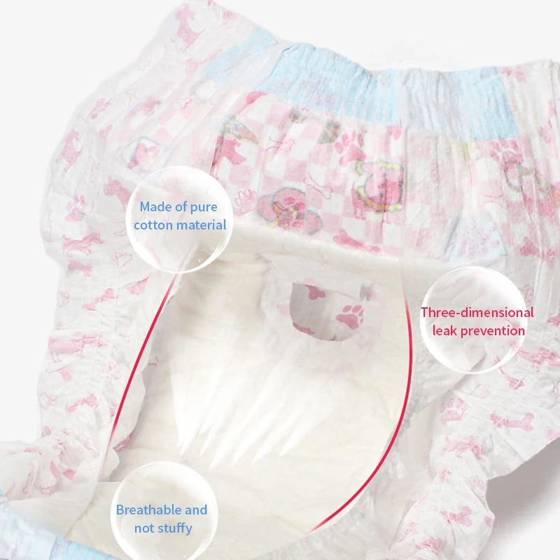 Disposable Dog Diapers 10-Pack 🐶