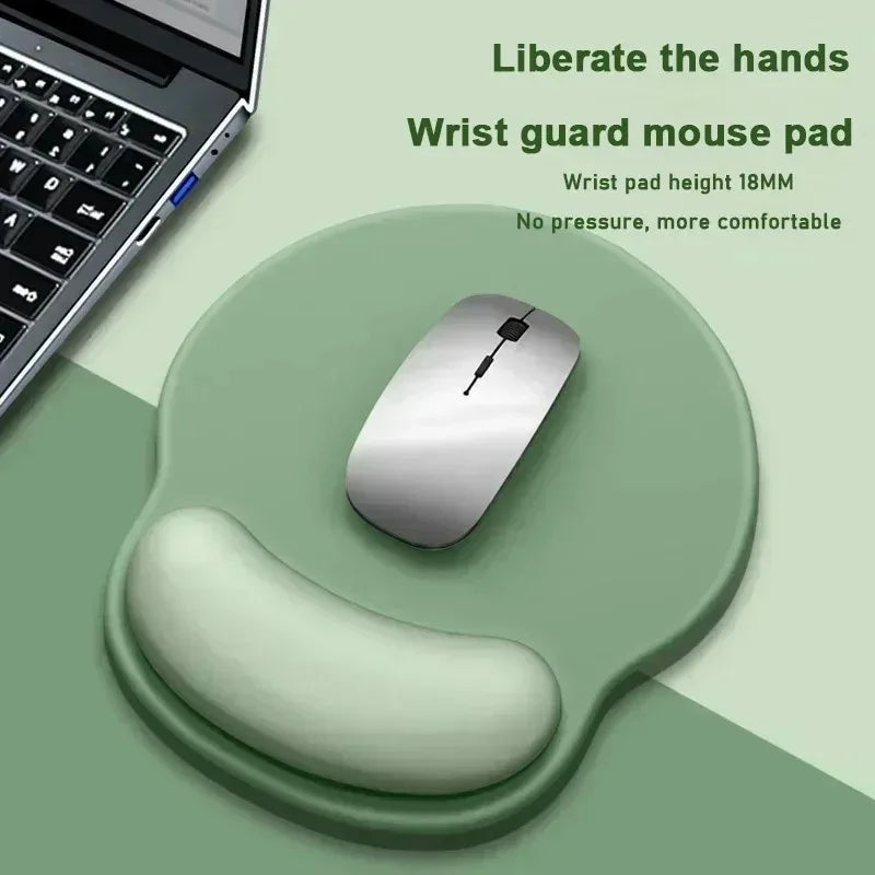 VAORLO Ergonomic Wrist Rest Mouse Pad: Soft Non-Slip Silicone Support