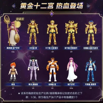 Original Blokees Saint Seiya Galaxy V1V2V03V4 Athena Aries Mu Aiolia Aldebaran Kiki Shiryu Lionet Ban FigureChildren ToysGift