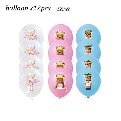 Roblox Birthday Party Decoration Set