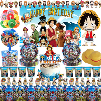 One Piece Sanji & Nami Birthday Party Tableware Set 🎉🏴‍☠️