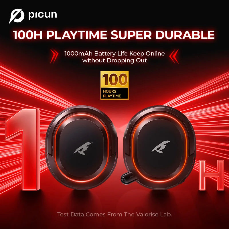 Picun G2 Gaming Headset (2.4G + Bluetooth, 7.1)