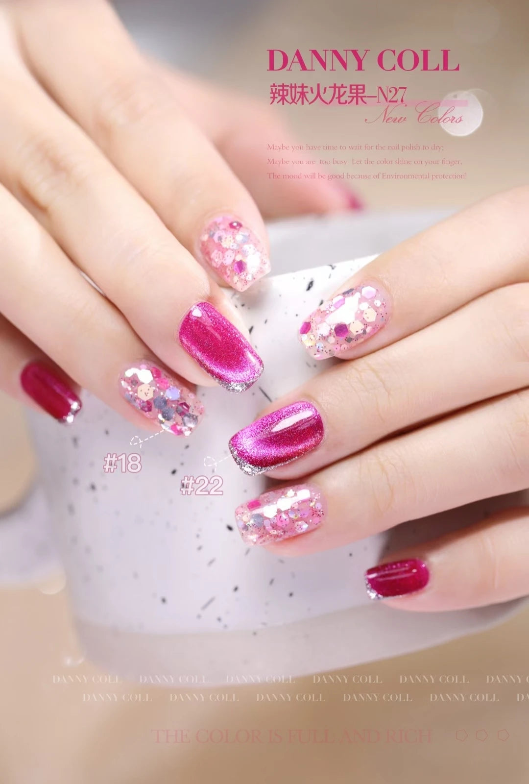 9/22pcs Venalisa Gel Polish Set Hot Selling Pink Pitaya Colors For Nail Salon Whole Set Lacquer UV Gel Enamel Kit Long Lasting
