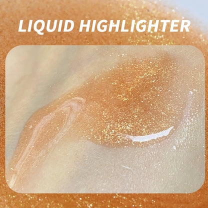 Liquid Face & Body Shimmer Highlighter | 76ml Glow Illuminator & Long-Lasting Oil-Control