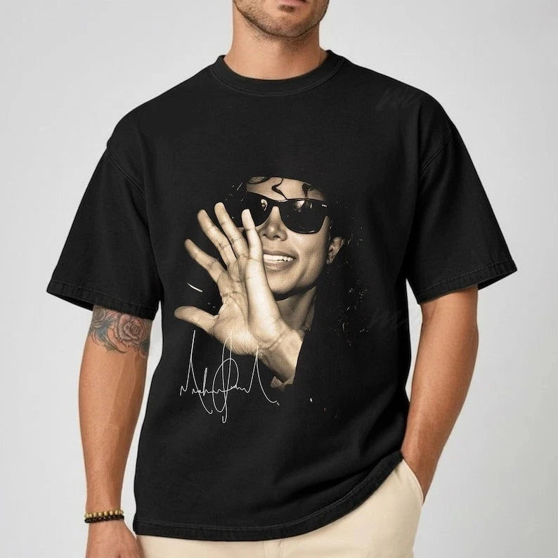 MJ 2026 Movie Michael Jackson Men's Clothing T-Shirt Cotton Y2k Popular Fashion Women's Clothing Summer New T Shirt for Fans