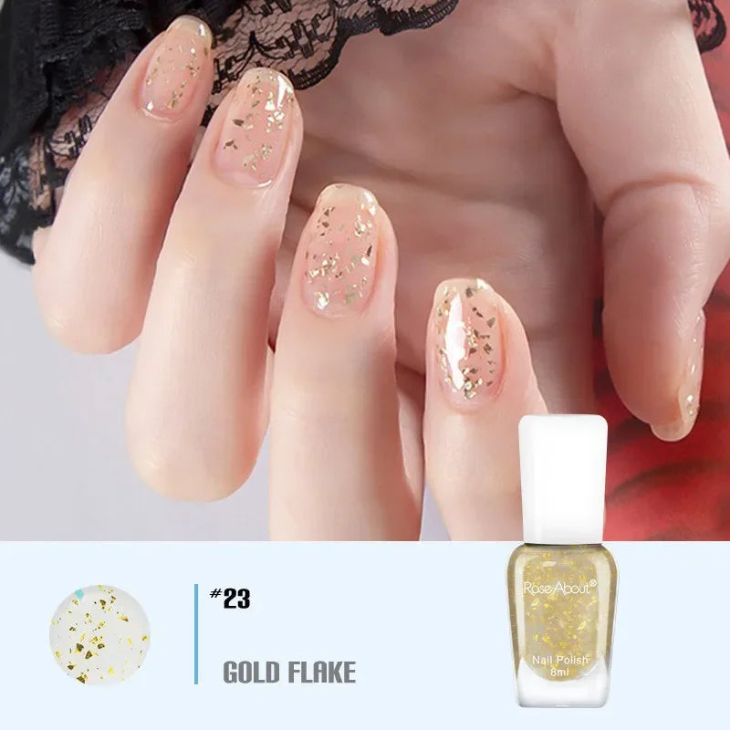 40 Colors Water-Based Nail Polish