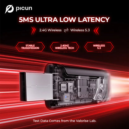 Picun G2 Gaming Headset (2.4G + Bluetooth, 7.1)