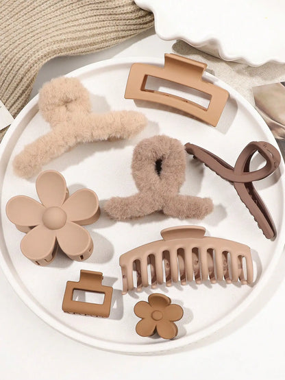 Autumn Winter Hair Clips Set.