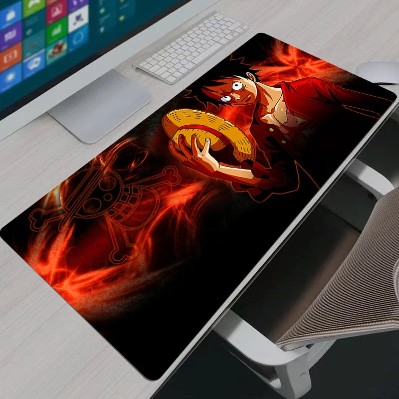 Mouse Pad Gaming XL Home New HD PC Mousepad XXL Keyboard Pad Non-Slip Office Carpet Laptop Japan Game Anime One Piece For LOL