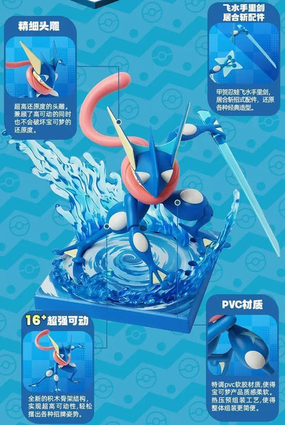 In Stock New Blokees Pokemon Assembly Action Figure Pikachu Charizard Anime Original Desktop Decoration Customized Toys Gifts