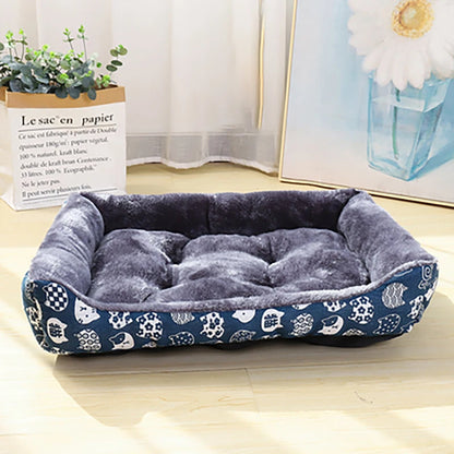 BeiYu Premium Pet Sofa Bed: Ultra-Soft Winter Lounger for Dogs & Cats