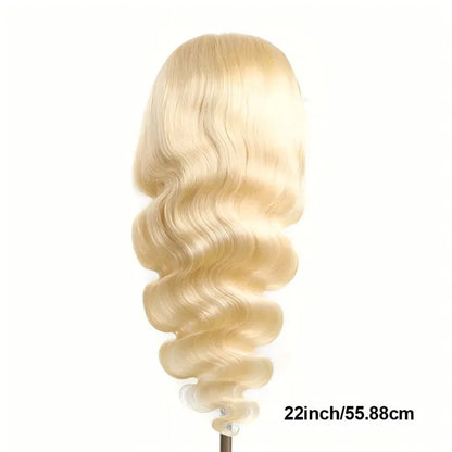 40Inch 613 13x6 Lace Front Wig Human Hair Body Wave Blonde Wig Human Hair 613 HD Transparent Blonde Lace Front Wigs Pre Plucked