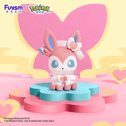 Pokemon Anime Poke Ball Action Figures Sylveston Umbreon Gengar Mini Dolls FUNISM Original Genuine Model Car Ornament Toys Gift
