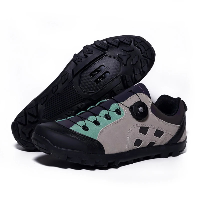 MTB-199 XC/Trail/MTB Cycling Shoes (Tênis Masculino) - Men's Gravel Road Bicycle Sneakers, SPD Cleats System for MTB Shoes